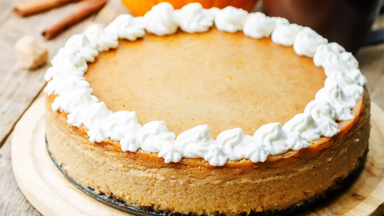 Costco seasonal Pumpkin Cheesecake